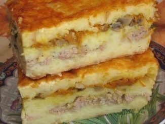 Картофельный пирог - запеканка
