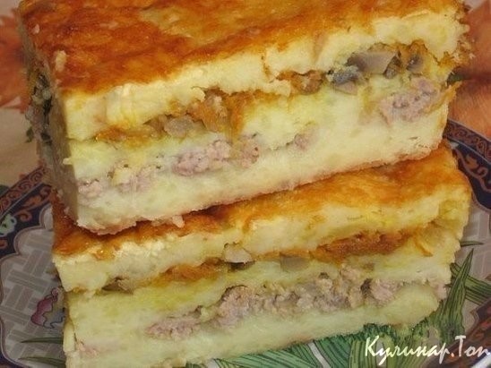Картофельный пирог - запеканка