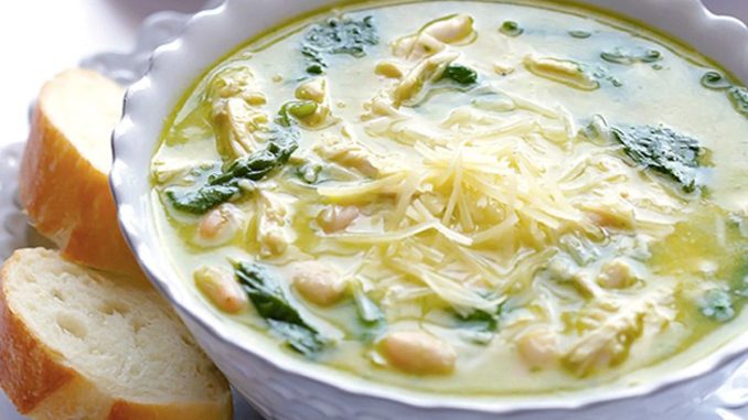 Куриный суп с песто Куриный суп с песто