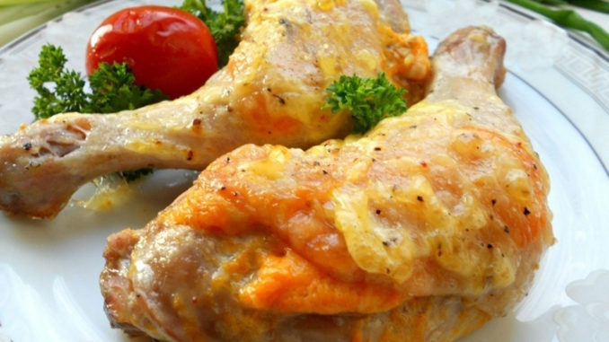 Курица под соусом из сулугуни Курица под соусом из сулугуни