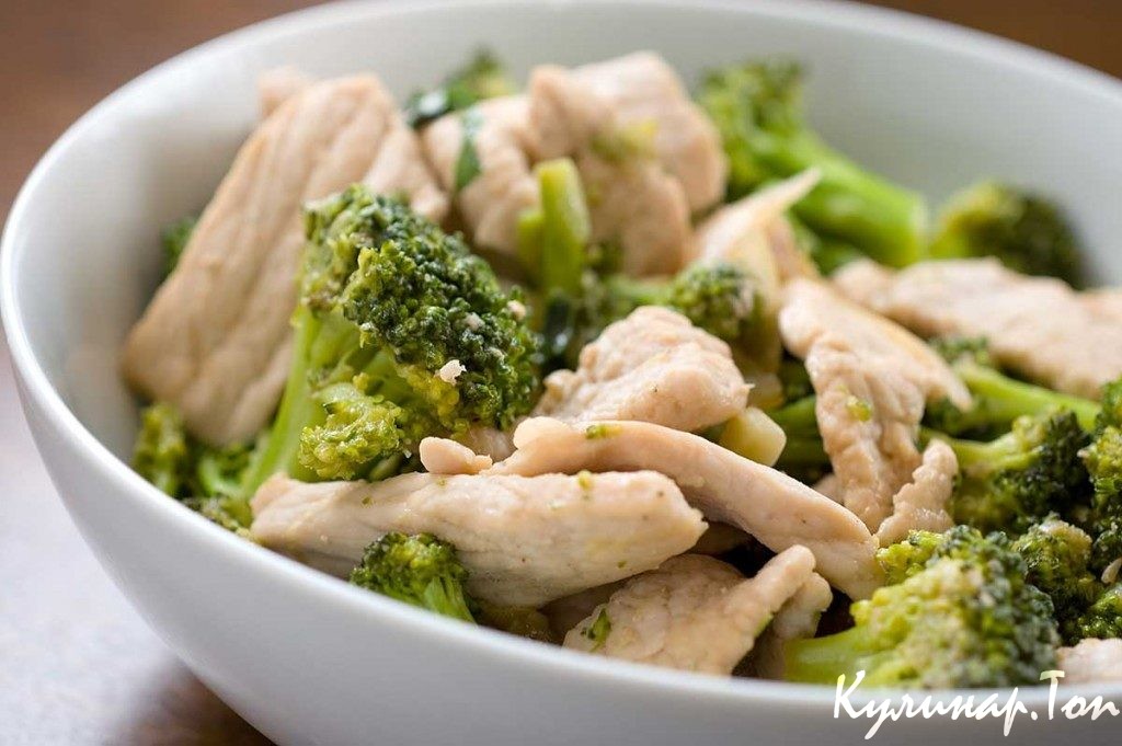 Курица с брокколи