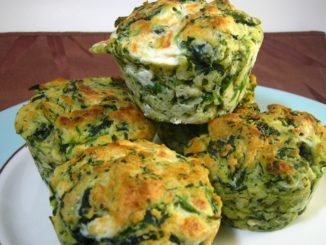 Маффины с песто и шпинатом