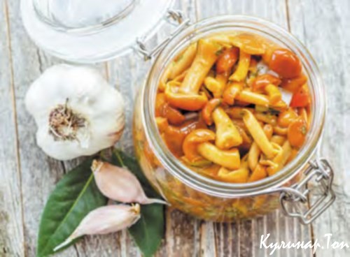 Маринованные опята с чесноком Маринованные опята с чесноком