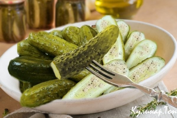 Маринованные острые огурцы