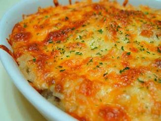 Острая запеканка из курицы с рисом и ананасами