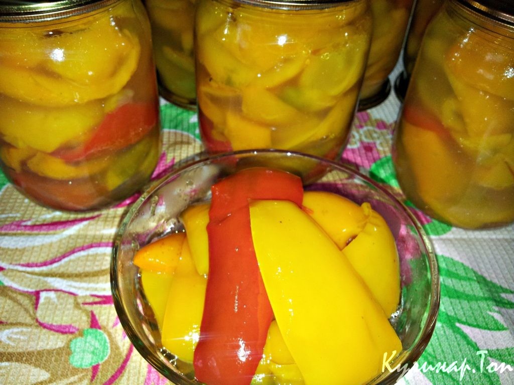 Перец, маринованный с медом