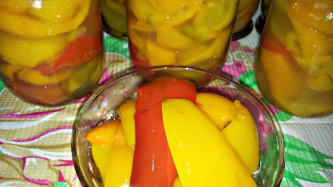 Перец, маринованный с медом Перец, маринованный с медом