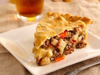 Пирог с картошкой и мясом
