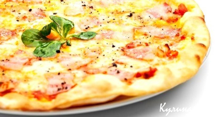 Пицца с корейкой