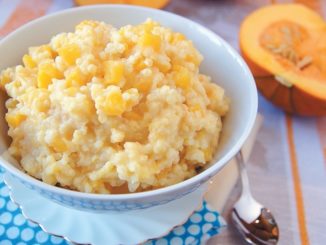 Пшенная каша с тыквой и яблоками