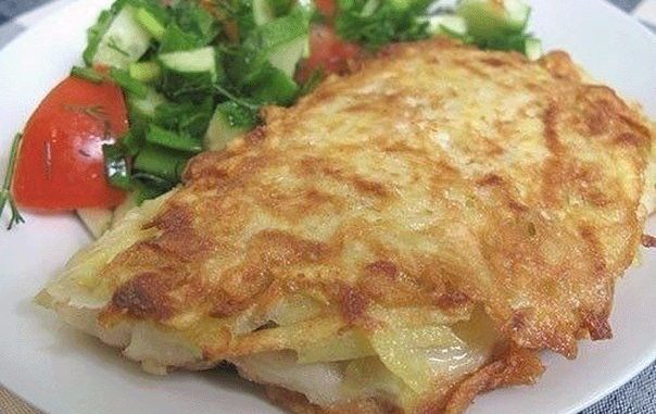 Рыба в картофельной корочке Рыба в картофельной корочке