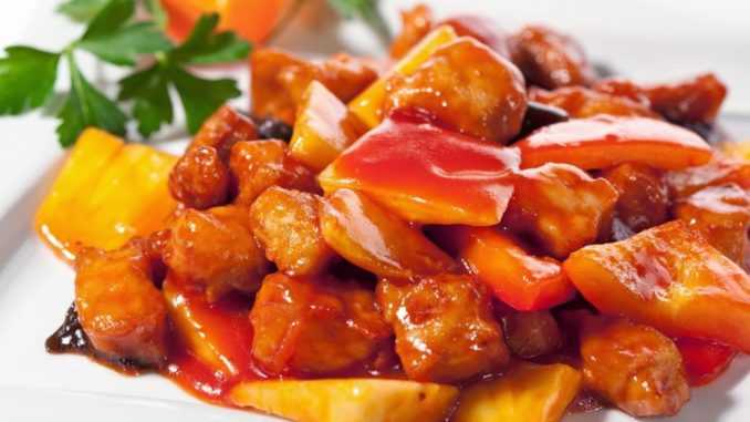 Свинина по-китайски Свинина с ананасами по-китайски