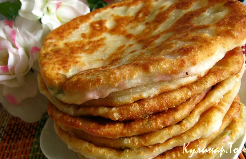 Сырные лепешки на кефире