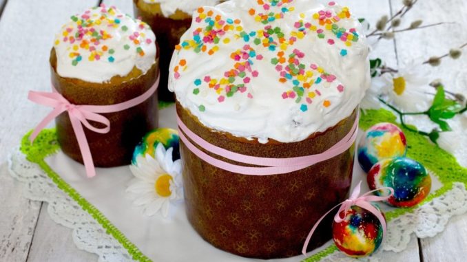 Украинские пасхальные куличи Украинские пасхальные куличи
