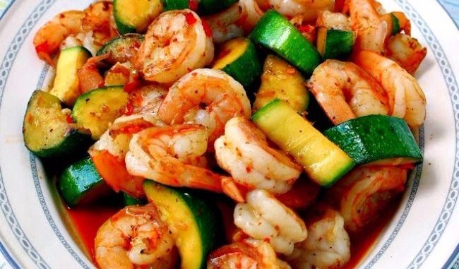 Жареные креветки Жареные креветки