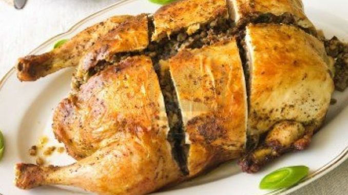 курица с гречкой