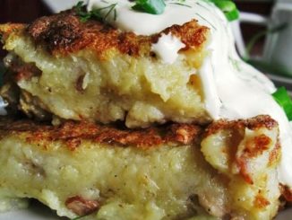Бабка картофельная с мясом