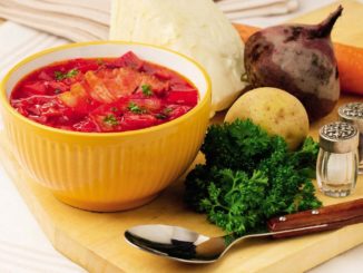 Борщ флотский с копченой грудинкой