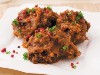 Говядина в сухарном соусе