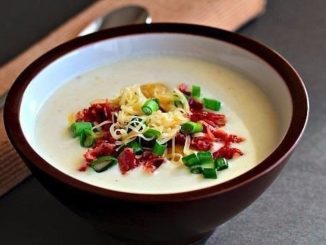 Густой сливочный картофельный суп-пюре
