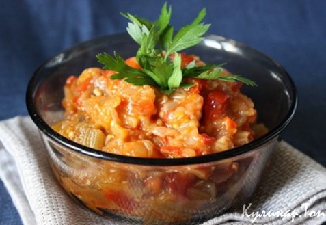 Икра из баклажанов с яблоками Икра из баклажанов с яблоками