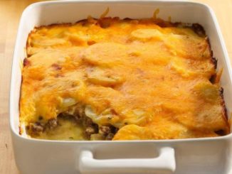 Картофельная запеканка с мясом в духовке