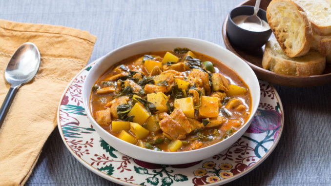 Картофельное рагу с курицей Картофельное рагу с курицей