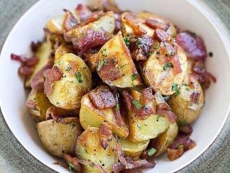 Картофельный салат с беконом