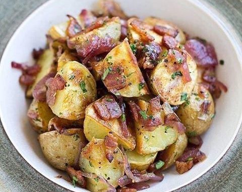 Картофельный салат с беконом Картофельный салат с беконом