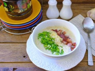 Картофельный суп с дымком