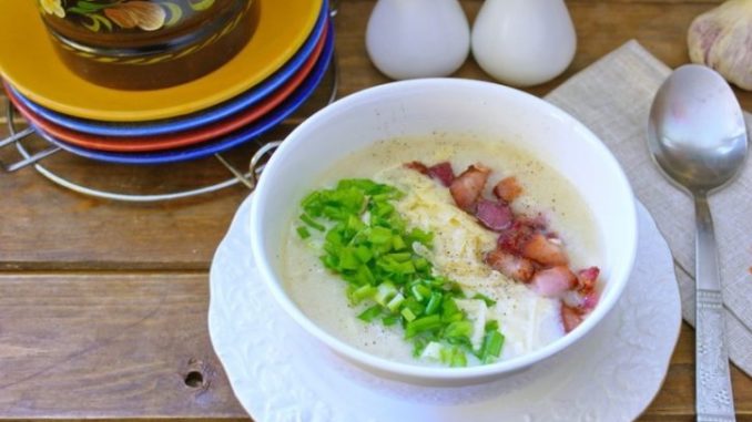Картофельный суп с дымком Картофельный суп с дымком