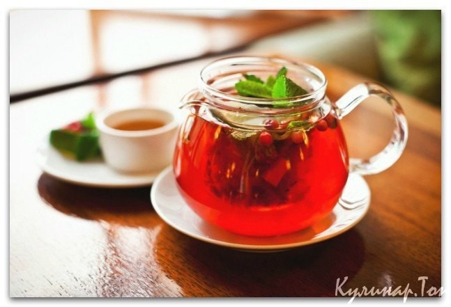 Клюквенный чай