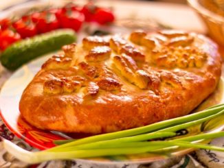 Кулебяка с курицей