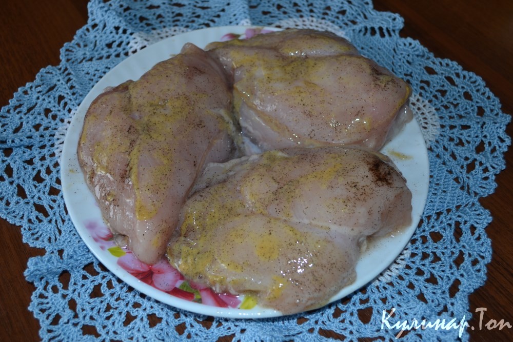 Куриная грудка в беконе