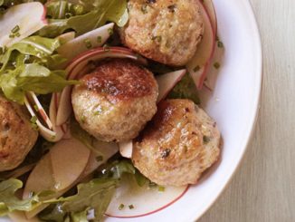 Куриные фрикадельки с рукколой