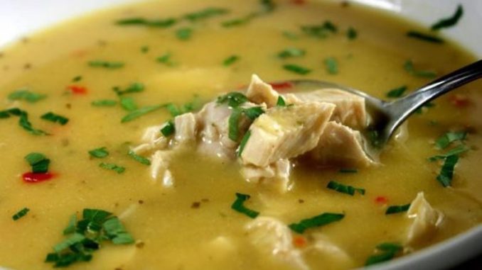 Куриный суп с лимоном Куриный суп с лимоном