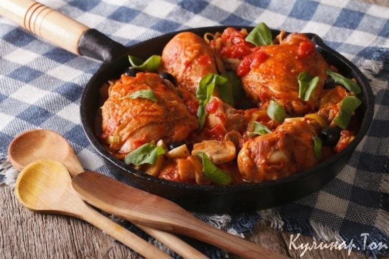 Курица по-охотничьи