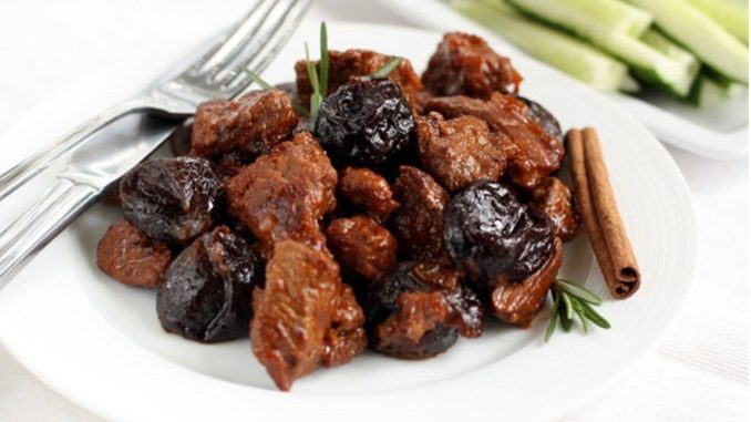 Мясо с черносливом Мясо с черносливом