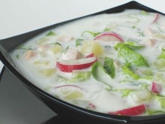 Окрошка «Молодильные яблоки»