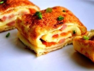 Омлет с ветчиной и сыром