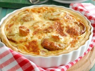 Пирог с лесными грибами