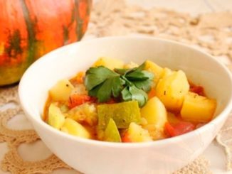 Рагу из телятины с овощами