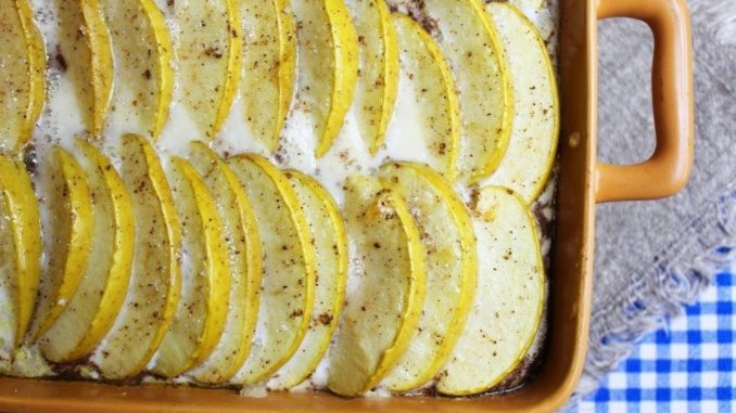 Рисовая баба с яблоками Рисовая баба с яблоками
