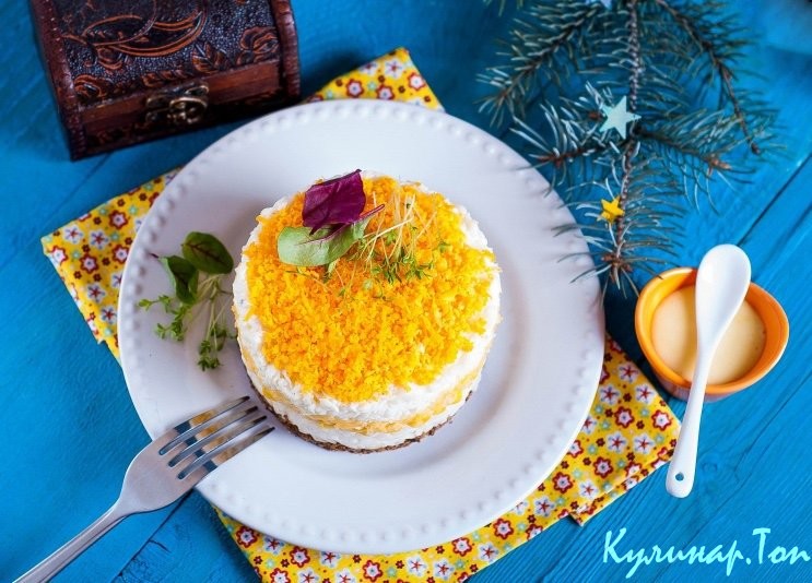 Рисовый салат с печенью