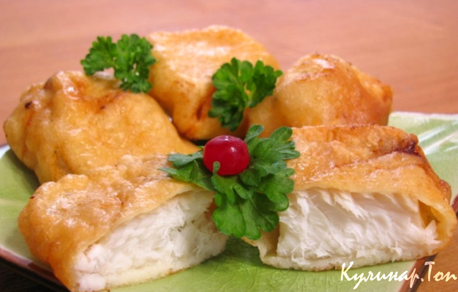Рыба, запеченная в пивном кляре