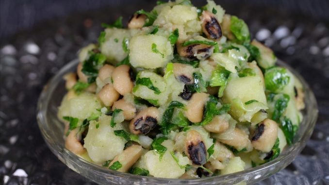 Салат из картофеля и фасоли Салат из картофеля и фасоли