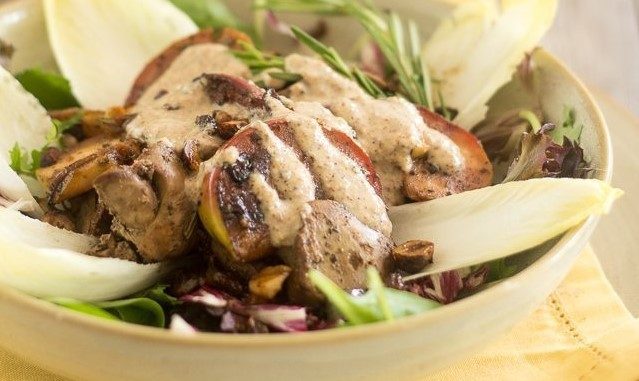 Салат из куриной печенки Салат из куриной печенки