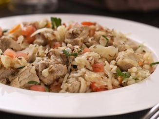 Свинина с перловой крупой