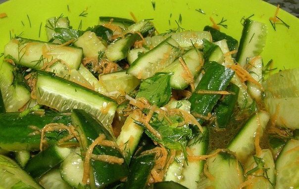 Закуска консервированная из овощей Закуска консервированная из огурцов
