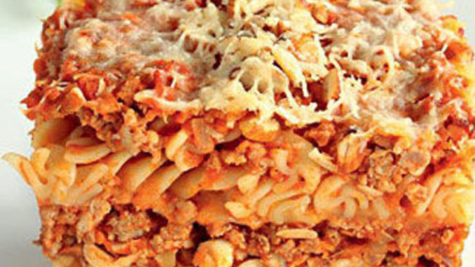 Запеканка из макарон со свининой Запеканка из макарон со свининой